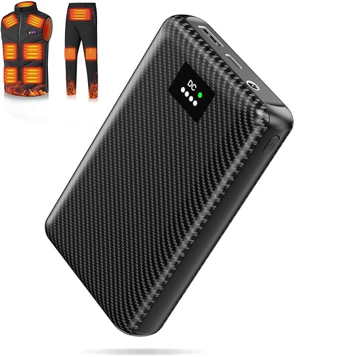 Amazon.co.jp: 電熱ベスト バッテリー 【DC7.4V高出力&30000mAh大容量